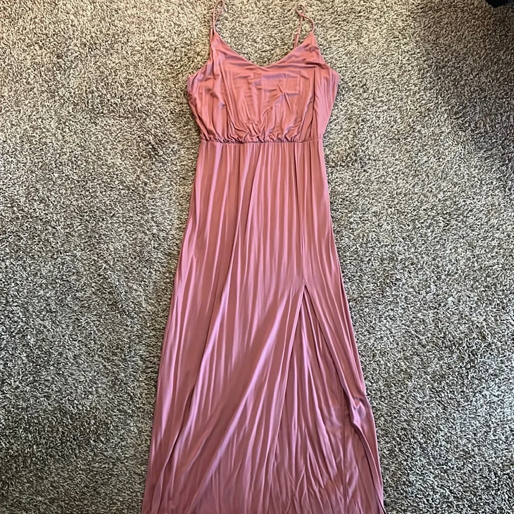 Lulu's Mauve Maxi Dress - Picture 1 of 3